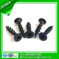 Tornillos de pared de yeso negro fosfatado de 3,5 mm